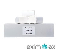 SERVIETI RESTA, beli, 2sl, 3750/1