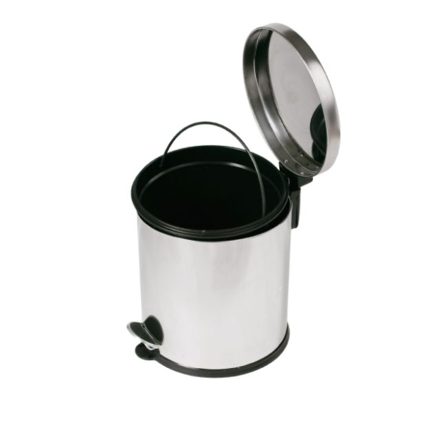 KOŠ 5L INOX z vložno posodo in s pedalko